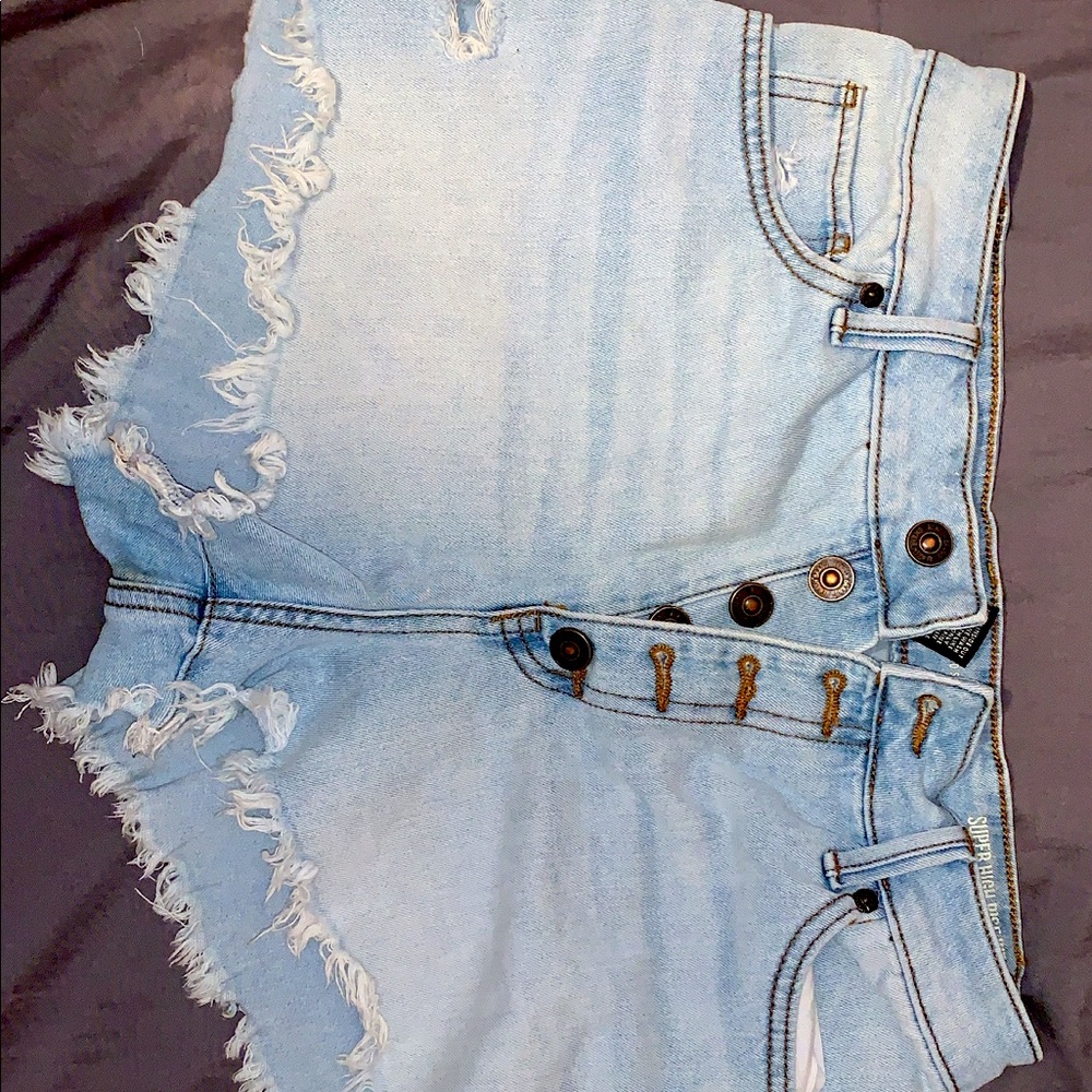 Cute denim short shorts